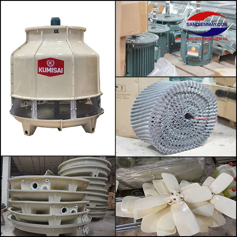 Chi tiết các bộ phận cấu tạo tháp giảm nhiệt